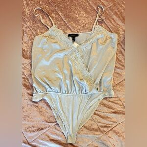 NWT Forever 21 Taupe Lace Bodysuit Size 3X